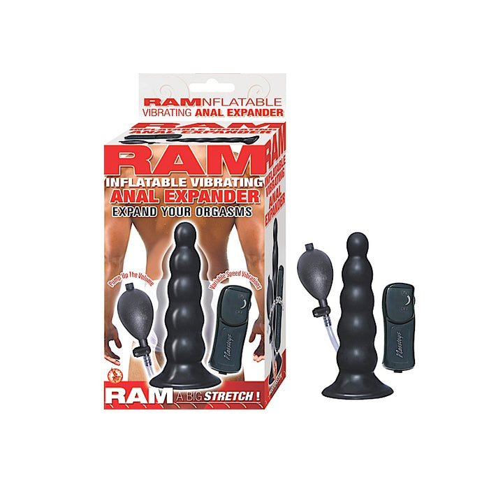 Ram Inflatable Vibrating Anal Exp (Blk)