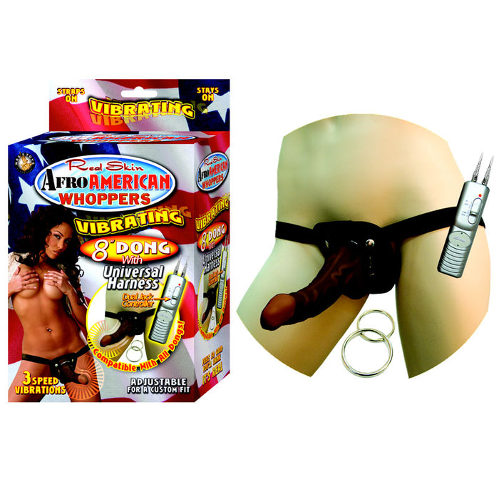 Afro Amer Whopper 8in Vib Dong & Harness