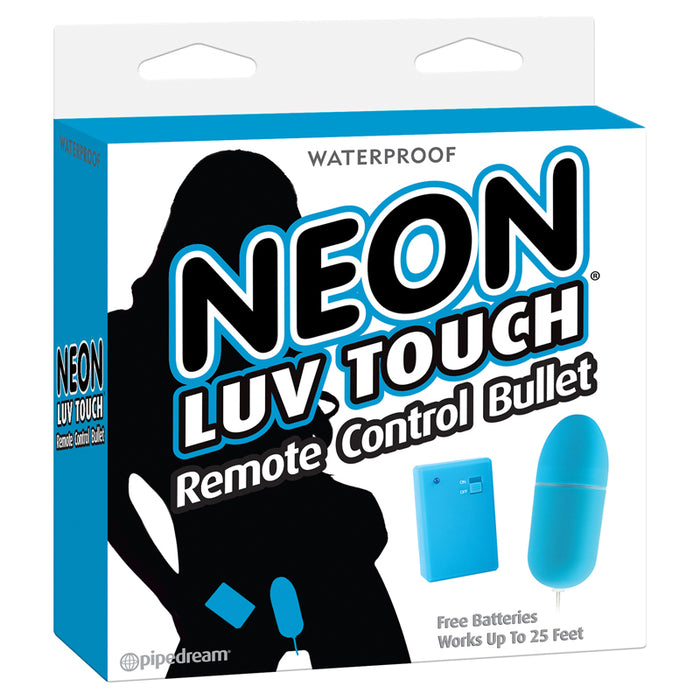 PD Neon Luv Touch Remote Bullet Blue