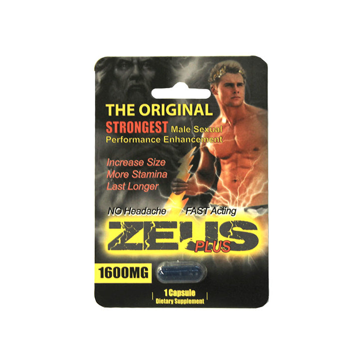 Zeus Plus Male Supplement 1pk Open Stock