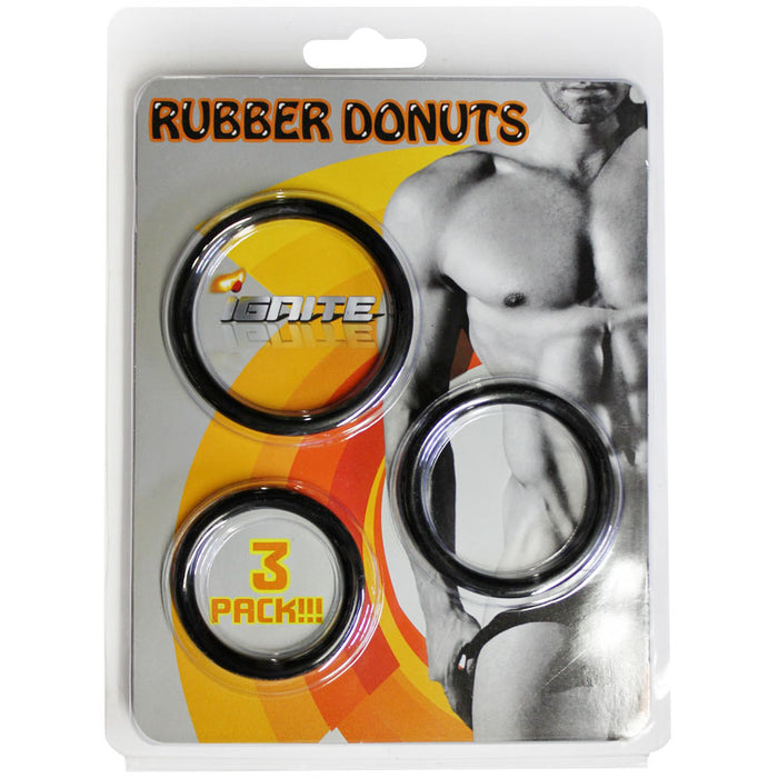 SI 3pk Rubber Rings 1.5,1.75 & 2.00In